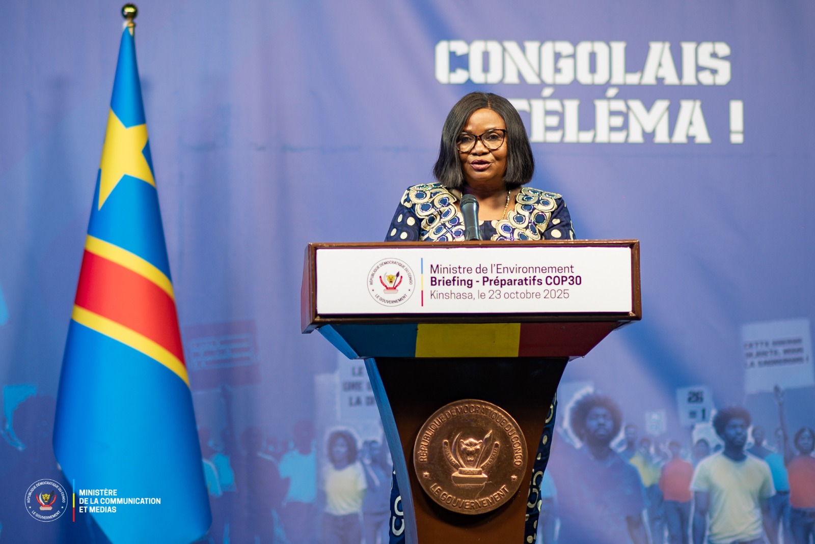 Assainissement à Kinshasa : la ministre Nyange présente une loi