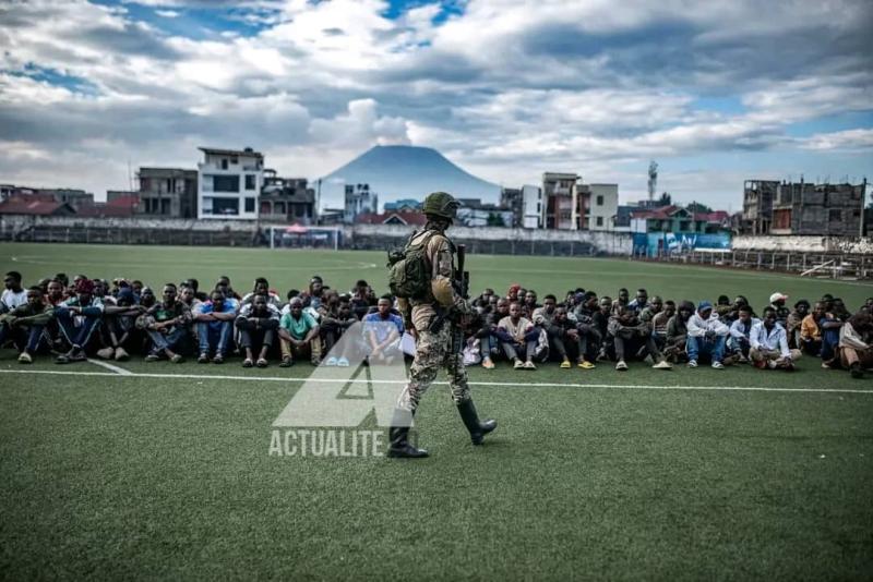 Cinquante jeunes interpellés par l'AFC/M23 au camp Katindo, Goma