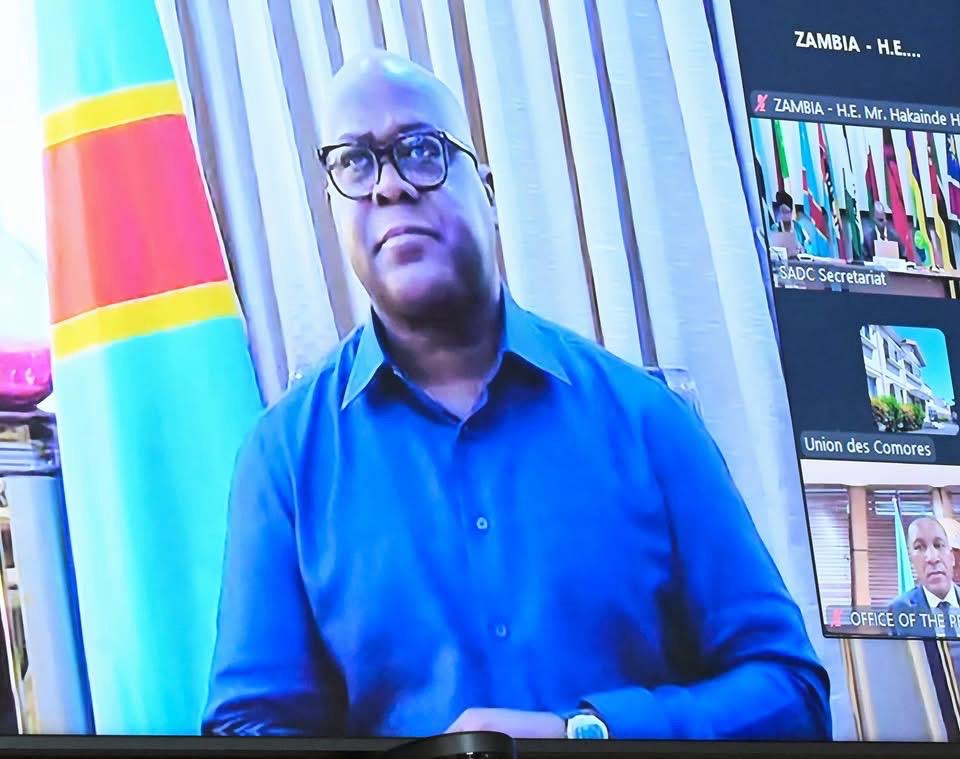 La SADC dément les rumeurs sur le silence imposé au président Tshisekedi après le sommet virtuel du 17 décembre
