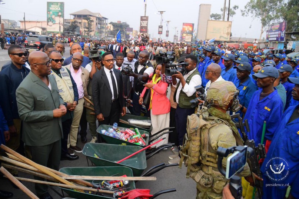 Tshisekedi Kinshasa : résultats d’assainissement remarquables